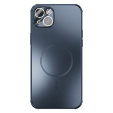 ABEEL - ABEEL iPhone 15 Magnetisk Skal TPU PC Kyl Matte Blå