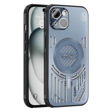 ABEEL - ABEEL iPhone 15 Magnetiskt Skal Aluminium + PC + TPU - Blå
