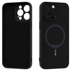 ABEEL - ABEEL iPhone 15 Pro Skal MagSafe Liquid Silicone - Svart