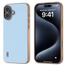 ABEEL - ABEEL iPhone 16 Plus Skal Electroplating Kantskydd Bl&aring;
