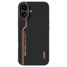 ABEEL - ABEEL iPhone 16 Plus Skal MagSafe Kompatibel Svart Leather