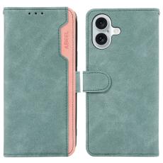 ABEEL - ABEEL iPhone 16 Plus Wallet Case RFID Skydd Baby Blue