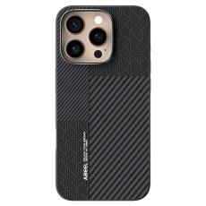 ABEEL - ABEEL iPhone 16 Pro Fodral PC TPU Aluminium PU L&auml;der - Textur 1