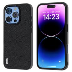 ABEEL - ABEEL iPhone 16 Pro Max Skal &Auml;kta L&auml;der Hybrid - Svart