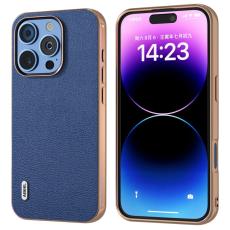ABEEL - ABEEL iPhone 16 Pro Max Skal Electroplating L&auml;der Bl&aring;
