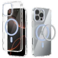 ABEEL - ABEEL iPhone 16 Pro Max Skal MagSafe Anti Scratch Klar - Baby Blue