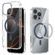 ABEEL - ABEEL iPhone 16 Pro Skal MagSafe Anti Scratch Klar TPU Bl&aring;