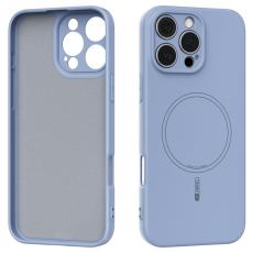 ABEEL - ABEEL iPhone 16 Pro Skal MagSafe Sky Blue Liquid Silicone