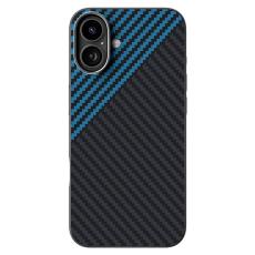 ABEEL - ABEEL iPhone 16 Skal MagSafe Kolfiber Svart / Bl&aring;