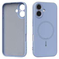 ABEEL - ABEEL iPhone 16 Skal MagSafe Kompatibel Silikon - Ljusbl&aring;