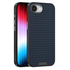 ABEEL - ABEEL iPhone 16e Skal MagSafe Texturerad Bakcover - Blå