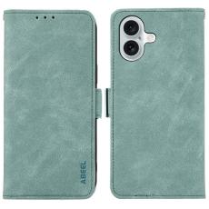 ABEEL - ABEEL iPhone 17 Fodral PU Läder Folio Ställ Baby Blue