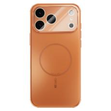 ABEEL - ABEEL iPhone 17 Pro Max Skal Magnetisk TPU PC Kylmatte Orange