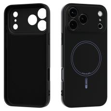 ABEEL - ABEEL iPhone 17 Pro Skal MagSafe Liquid Silicone Svart