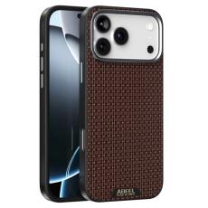 ABEEL - ABEEL iPhone 17 Pro Skal MagSafe Texturerad Bakcover - Kaffe