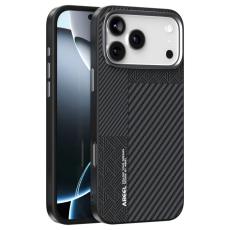 ABEEL - ABEEL iPhone 17 Pro Skal PC TPU Aluminium PU Läder - Textur 1
