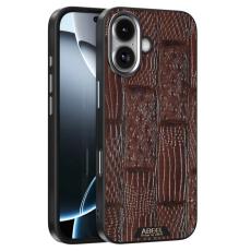 ABEEL - ABEEL iPhone 17 Skal MagSafe Kompatibel Beast Textur Kaffe