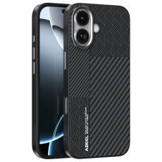 ABEEL - ABEEL iPhone 17 Skal PC TPU Aluminium PU Läder MagSafe - Textur 1