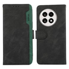 ABEEL - ABEEL Leather Case OnePlus 13R 5G Flipfodral RFID Blockering - Svart
