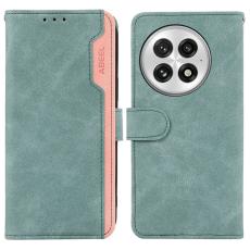 ABEEL - ABEEL OnePlus 13 Fodral i Splicing Läder Baby Blue