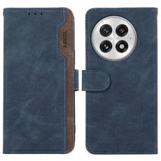 ABEEL - ABEEL OnePlus 13 Fodral Splicing Läder Flip RFID Blockering Blå