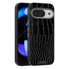 ABEEL - ABEEL Pixel 9 Pro Skal MagSafe Krokodiltextur Svart