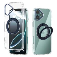 ABEEL - ABEEL Q-LUCK iPhone 16 Plus Skal med St&auml;ll Dark Blue