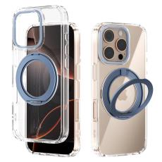 ABEEL - ABEEL Q-LUCK iPhone 16 Pro Skal Magnetiskt Kickstand Baby Blue