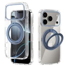 ABEEL - ABEEL Q-LUCK iPhone 17 Pro Skal med Rotera Kickstand - Baby Blue