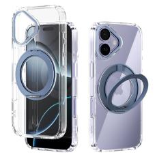 ABEEL - ABEEL Q-LUCK iPhone 17 Skal med Kickstand Shockproof - Baby Blue