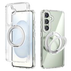 ABEEL - ABEEL Q-LUCK Samsung Galaxy S25 Skal Shockproof Silver
