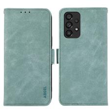 ABEEL - ABEEL Samsung Galaxy A33 5G Skal PU L&auml;der RFID Blockering Baby Blue