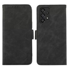 ABEEL - ABEEL Samsung Galaxy A33 5G Skal PU L&auml;der RFID Blockering Svart