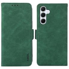 ABEEL - ABEEL Samsung Galaxy A36 5G Skal PU L&auml;der Folio St&auml;ll Green