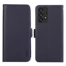ABEEL - ABEEL Samsung Galaxy A53 5G Skal RFID Blocking PU Läder Blå