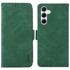 ABEEL - ABEEL Samsung Galaxy A56 5G Skal PU Läder Folio Ställ - Grön