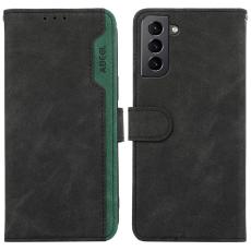 ABEEL - ABEEL Samsung Galaxy S21+ 5G Skal RFID Blockering St&auml;ll - Svart