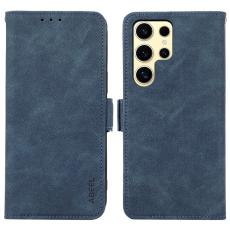ABEEL - ABEEL Samsung Galaxy S21 Ultra 5G Wallet Fodral Läder Blå