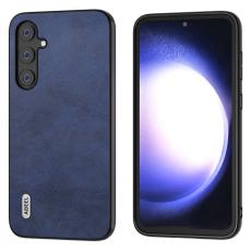 ABEEL - ABEEL Samsung Galaxy S23 FE Fodral i L&auml;der - Bl&aring;
