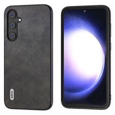 ABEEL - ABEEL Samsung Galaxy S23 FE Fodral i L&auml;der - Svart