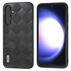 ABEEL - ABEEL Samsung Galaxy S23 FE Skal Anti-drop PU L&auml;der Svart