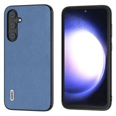 ABEEL - ABEEL Samsung Galaxy S23 FE Skal i Fin Litchi Textur - Bl&aring;