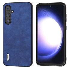 ABEEL - ABEEL Samsung Galaxy S23 FE Skal Texturerad Läder Blå