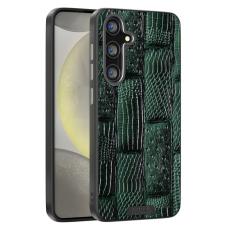 ABEEL - ABEEL Samsung Galaxy S24 FE Skal MagSafe Beast Textur Grön