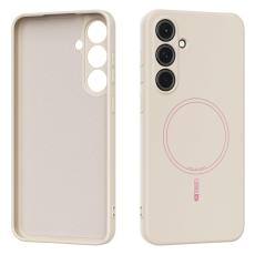 ABEEL - ABEEL Samsung Galaxy S24 FE Skal MagSafe Kompatibel Beige