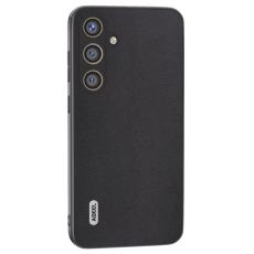 ABEEL - ABEEL Samsung Galaxy S24+ Nappa Skal Äkta Läder Stöttålig Svart