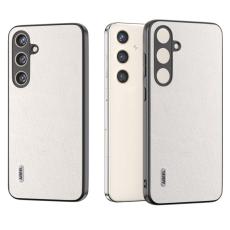 ABEEL - ABEEL Samsung Galaxy S24+ Skal i äkta läder - Grå