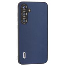 ABEEL - ABEEL Samsung Galaxy S24 Skal Nappa Läder Blå