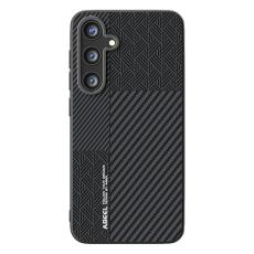 ABEEL - ABEEL Samsung Galaxy S24 Skal PC TPU Aluminium PU Läder - Textur 1