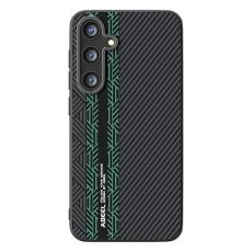 ABEEL - ABEEL Samsung Galaxy S24 Skal PC TPU Aluminium PU Läder - Textur 2